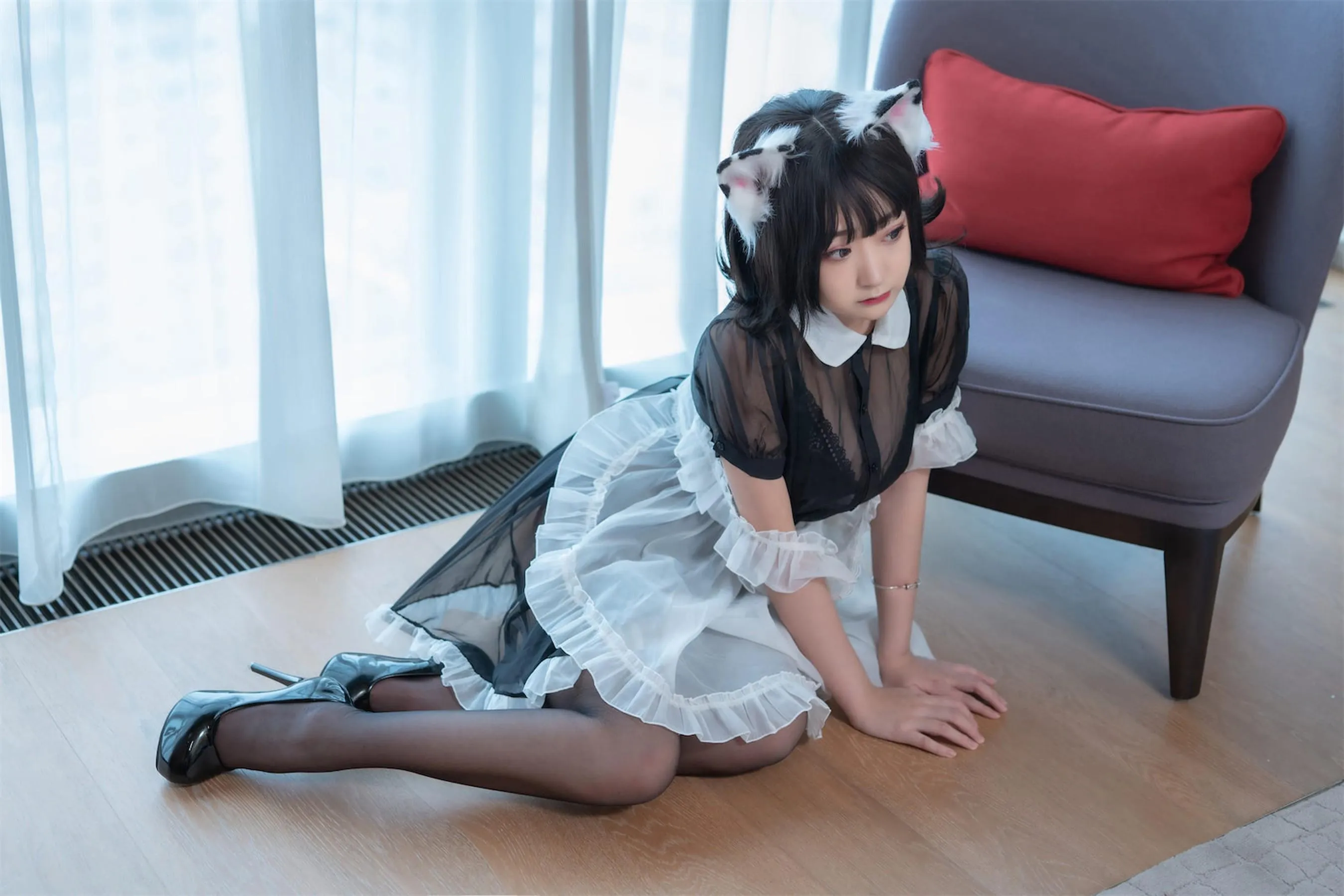 恩田直幸 – NO.38 奶牛猫女仆 [46P]插图7